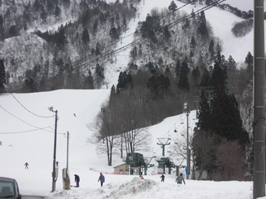 三川温泉スキー場 右コース