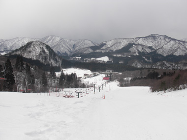 三川温泉スキー場 初心者コース
