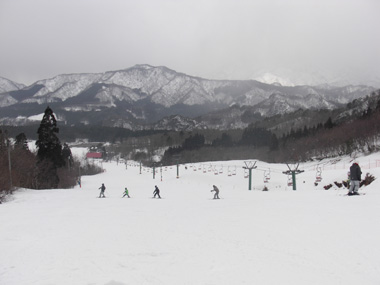 三川温泉スキー場 初心者コース